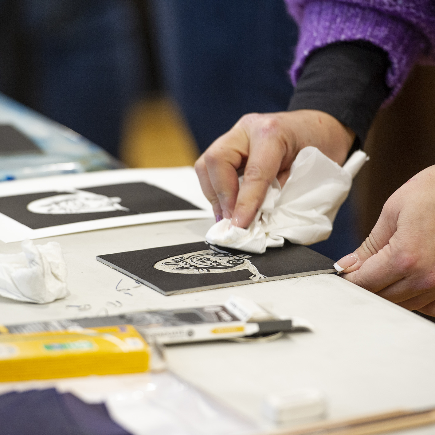 Atelier de Linogravure du SoBD
