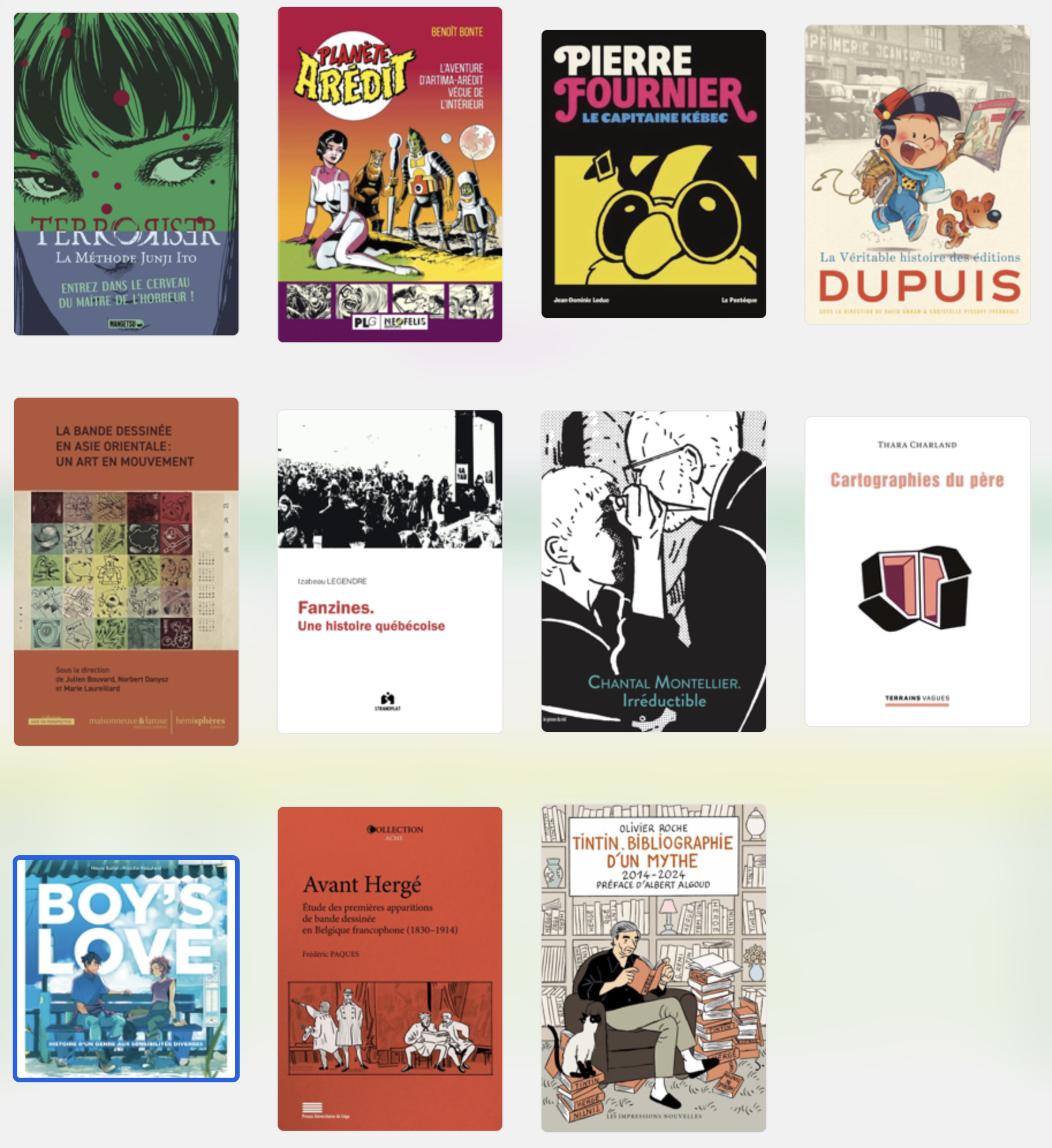 Les nominés du prix SoBD Neuvième art 2025