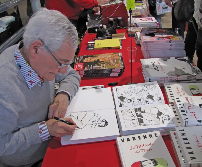 Alex Varenne en signature Alex Varenne en signature