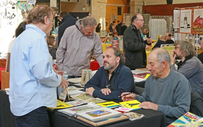 Nicolas Tabary sur le stand Siranouche sur le SoBD 2015 Nicolas Tabary sur le stand Siranouche sur le SoBD 2015