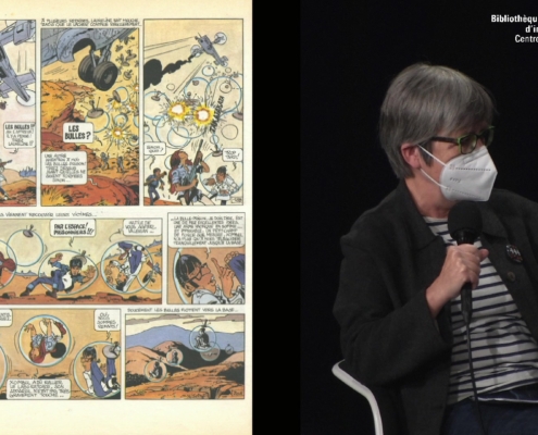 Soirée à la BPI - Commentaire de planche - Jeanne Puchol Soirée à la BPI - Commentaire de planche - Jeanne Puchol