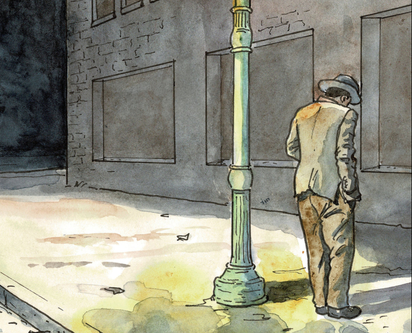 Illustration pour l'expo de L'Atelier BD54, par Thierry Schneyder