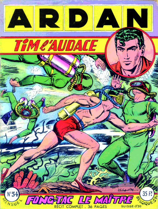 Couverture d'Ardan #54 de 1956