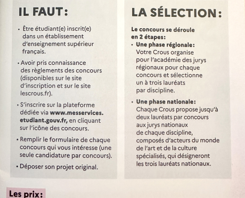 Plaquette Crous 2025