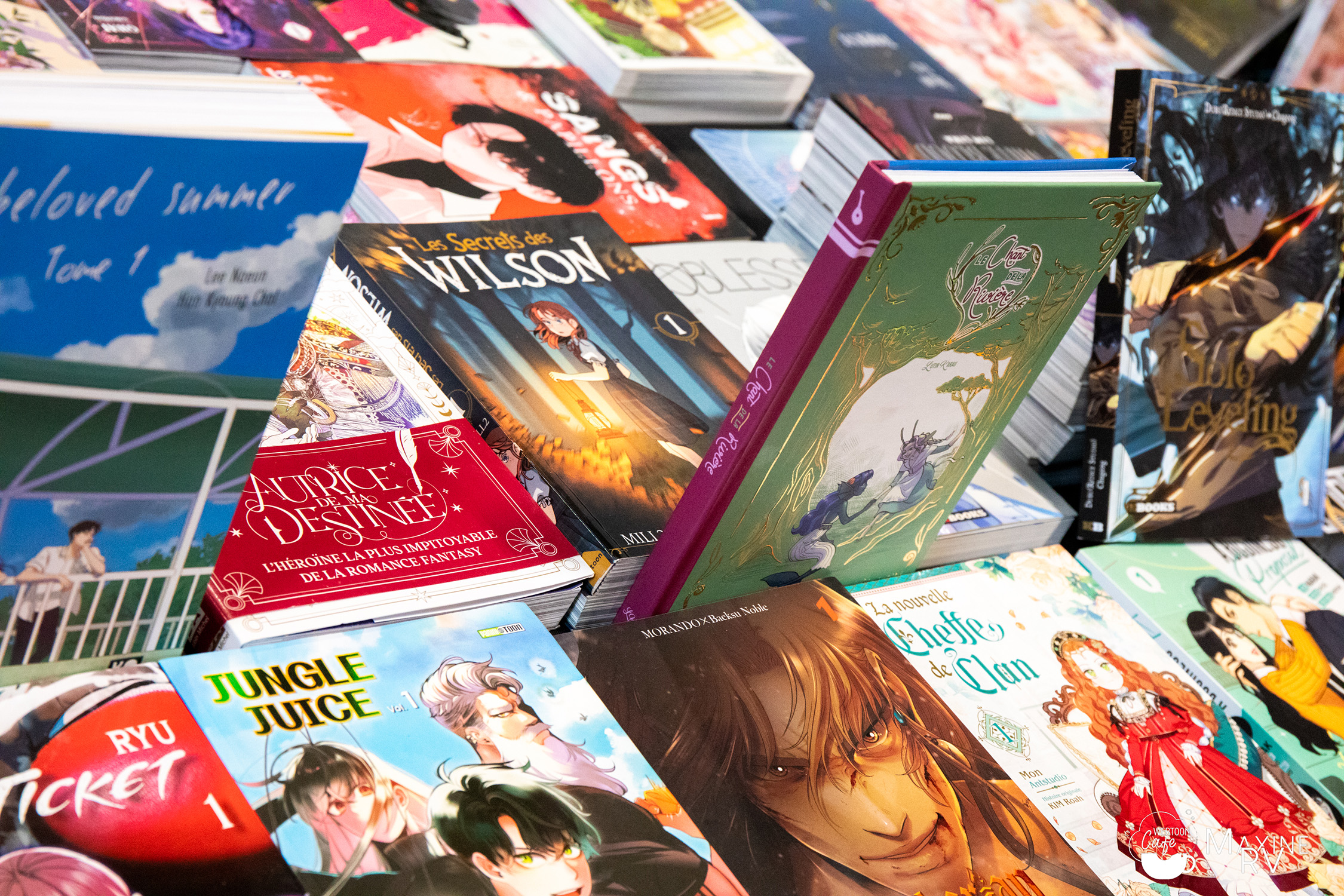 Webtoon Café, la Bibliothèque éphémère