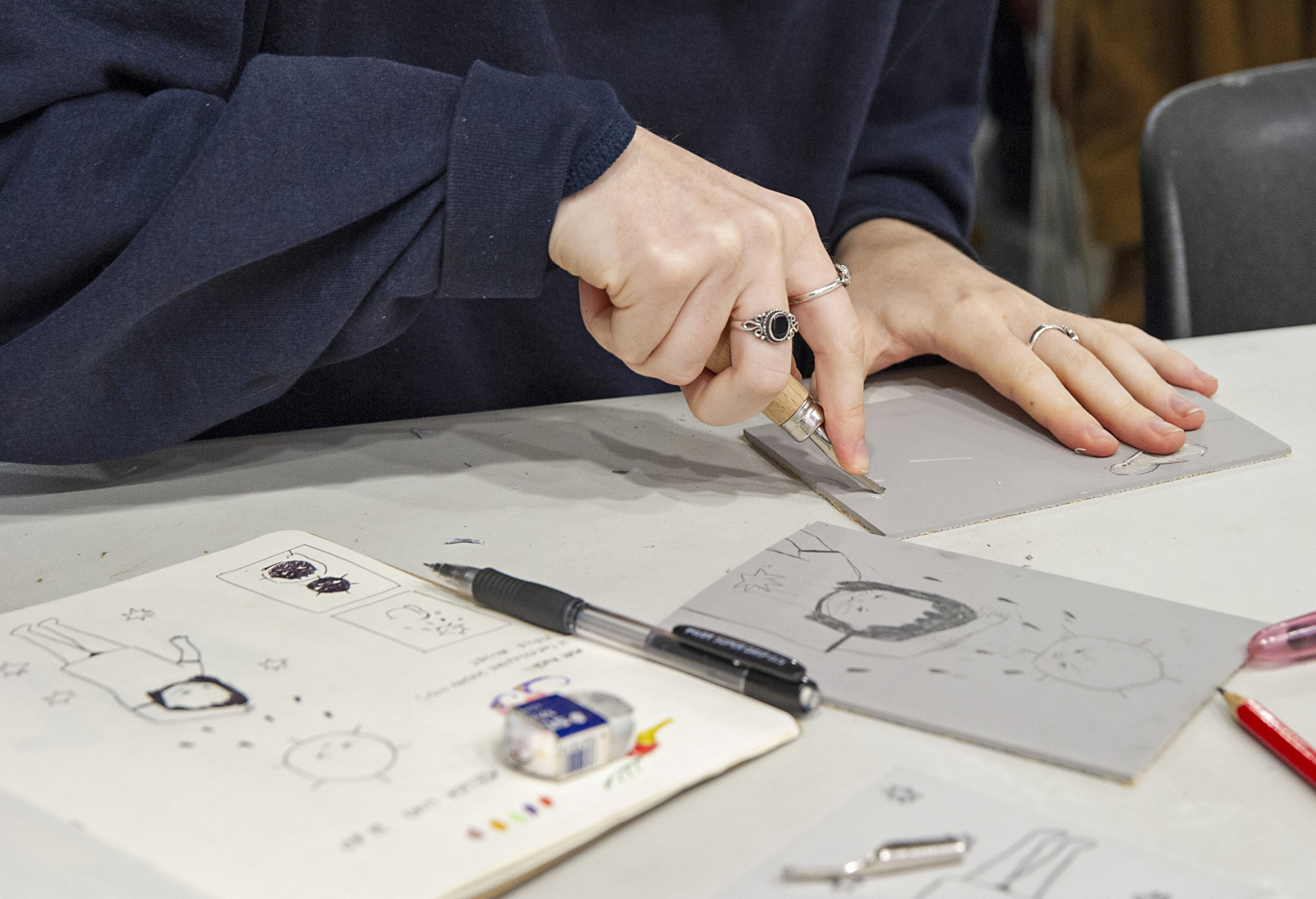 Atelier linogravure