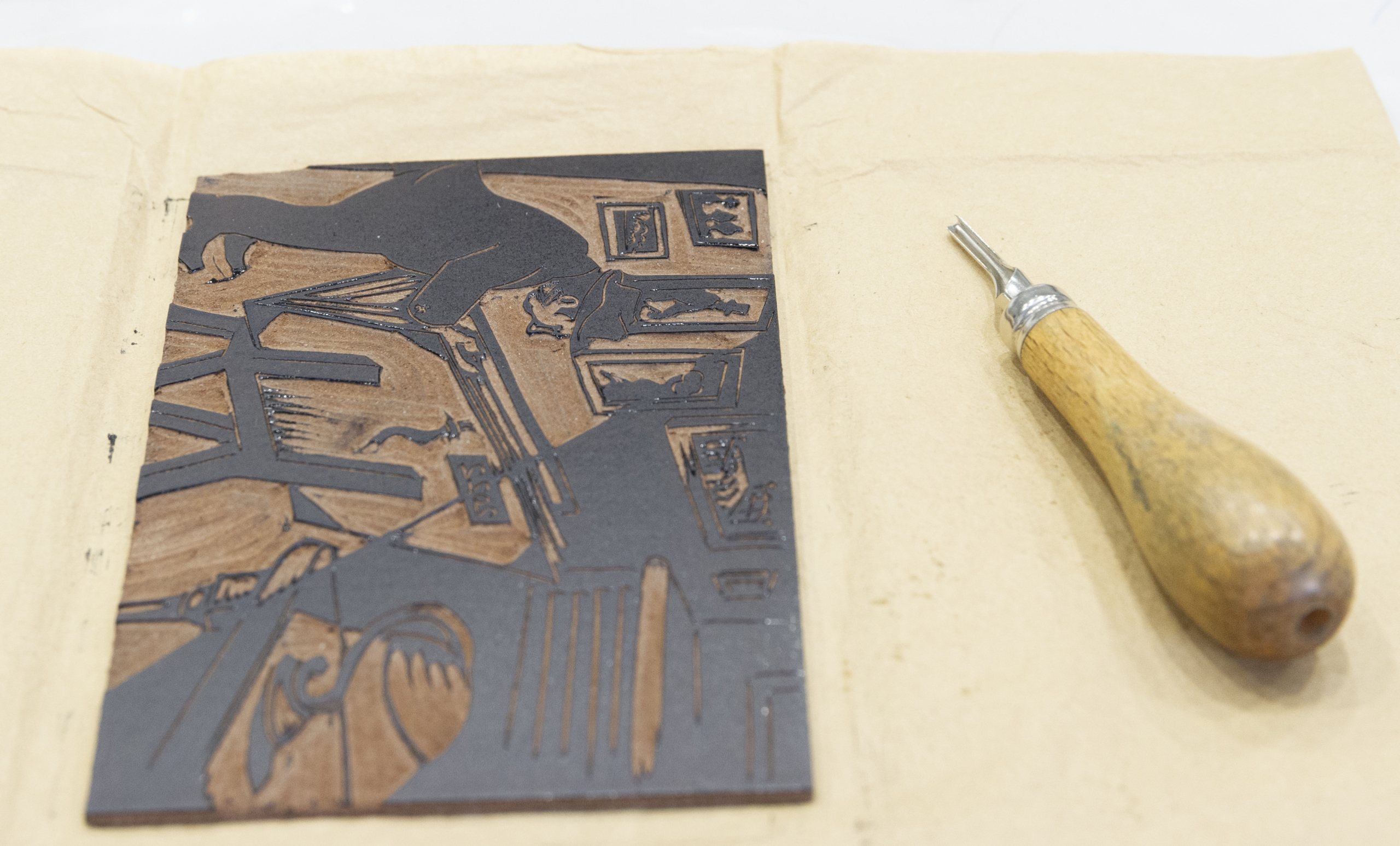 Atelier de Linogravure du SoBD